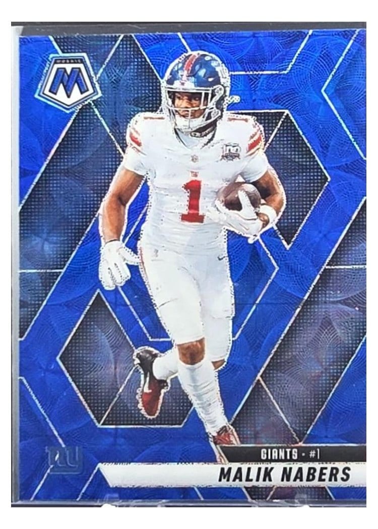 2025 Panini Mosaic Base Set Malik Nabers #100 card
