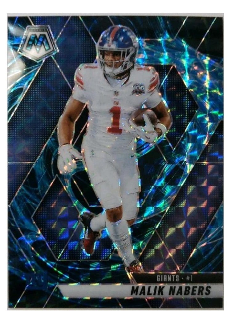 2025 Panini Mosaic Base Set Malik Nabers #100 card