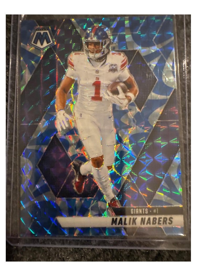 2025 Panini Mosaic Base Set Malik Nabers #100 card