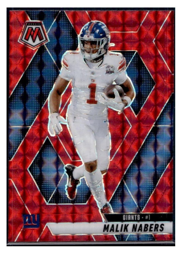 2025 Panini Mosaic Base Set Malik Nabers #100 card