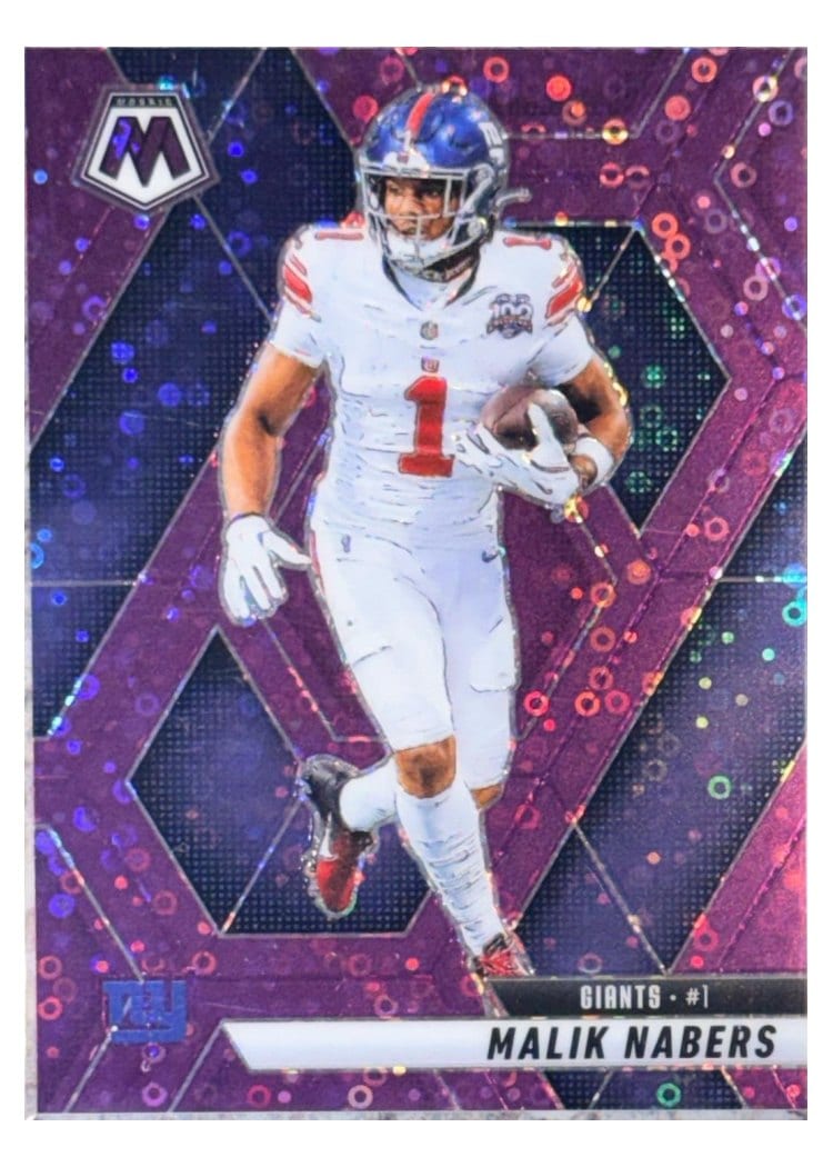 2025 Panini Mosaic Base Set Malik Nabers #100 card