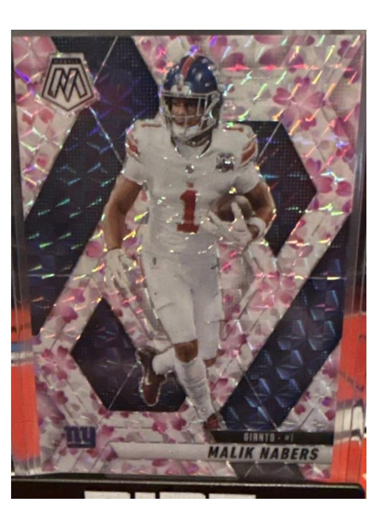 2025 Panini Mosaic Base Set Malik Nabers #100 card