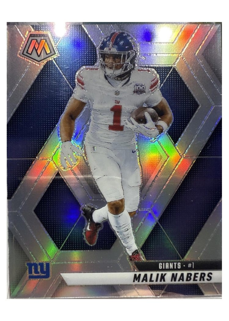 2025 Panini Mosaic Base Set Malik Nabers #100 card