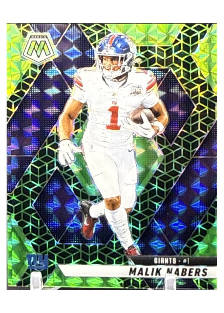 2025 Panini Mosaic Base Set Malik Nabers #100 card
