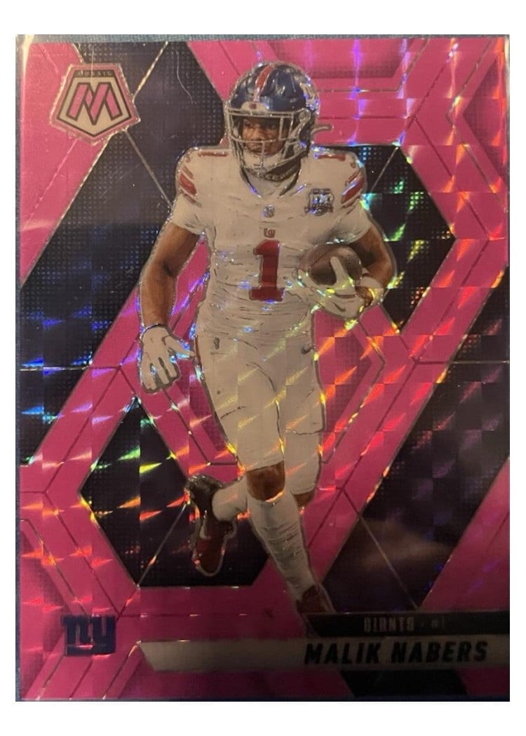2025 Panini Mosaic Base Set Malik Nabers #100 card