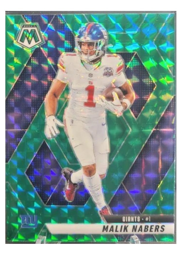 2025 Panini Mosaic Base Set Malik Nabers #100 card