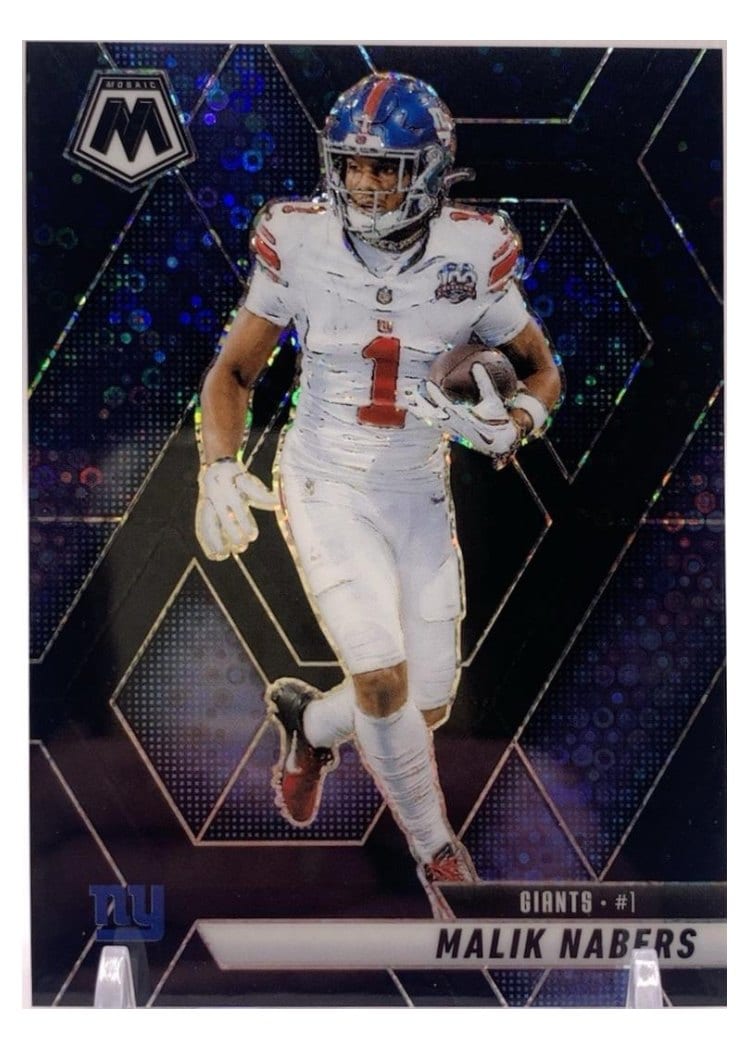 2025 Panini Mosaic Base Set Malik Nabers #100 card