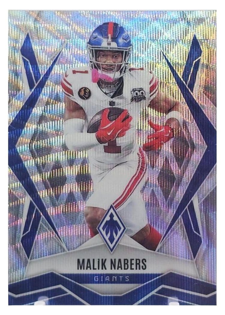 2025 Panini Phoenix Base Set Malik Nabers #143 card