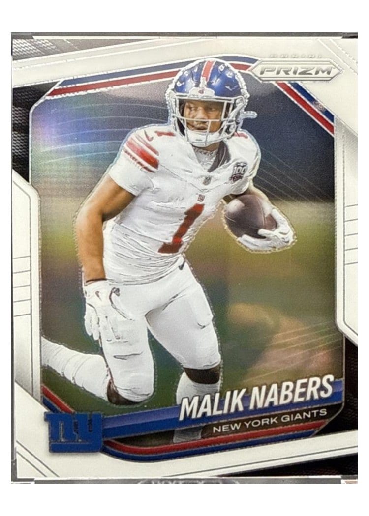2025 Panini Prizm Base Set Malik Nabers #206 card