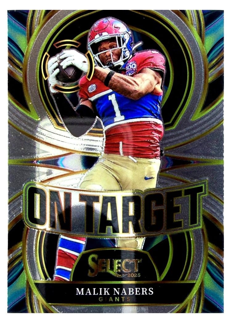 2025 Panini Select On Target Malik Nabers #19 card