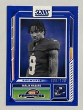 2025 Score The Franchise Malik Nabers #24 card