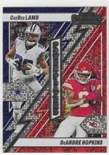 2024 Panini Contenders Power Players Malik Nabers / Xavier Worthy #23 card