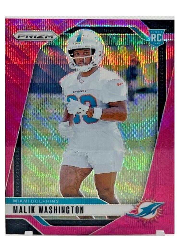 2024 Panini Prizm Base Set Malik Washington #371 card