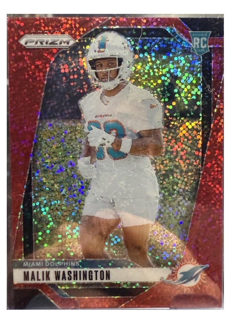 2024 Panini Prizm Base Set Malik Washington #371 card