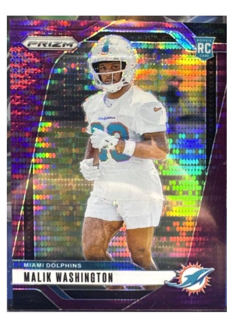 2024 Panini Prizm Base Set Malik Washington #371 card