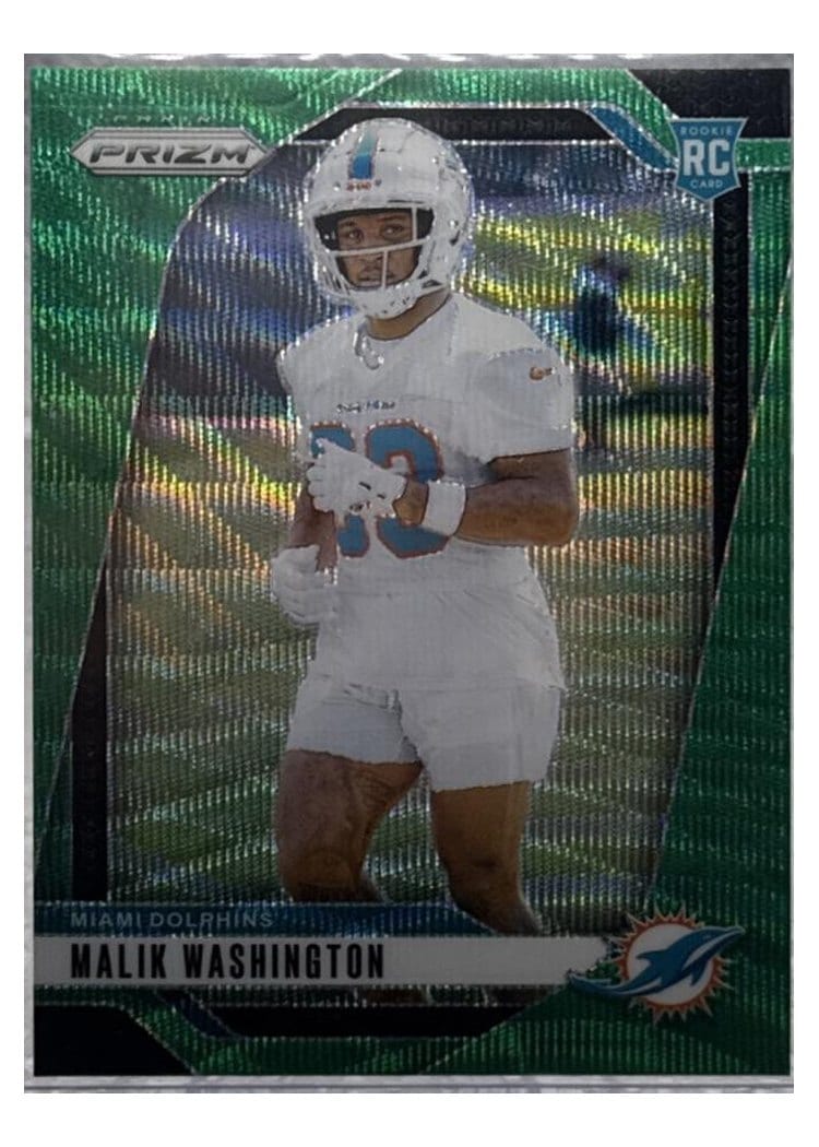 2024 Panini Prizm Base Set Malik Washington #371 card