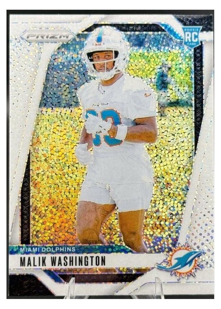 2024 Panini Prizm Base Set Malik Washington #371 card