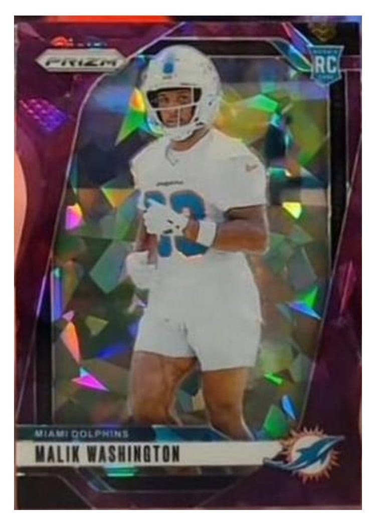 2024 Panini Prizm Base Set Malik Washington #371 card