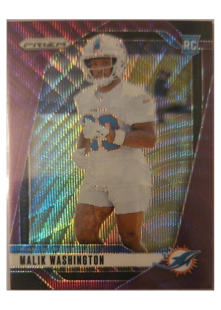 2024 Panini Prizm Base Set Malik Washington #371 card