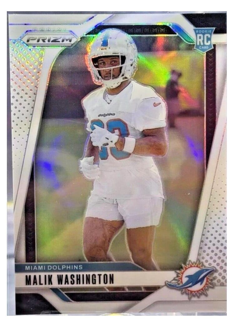 2024 Panini Prizm Base Set Malik Washington #371 card