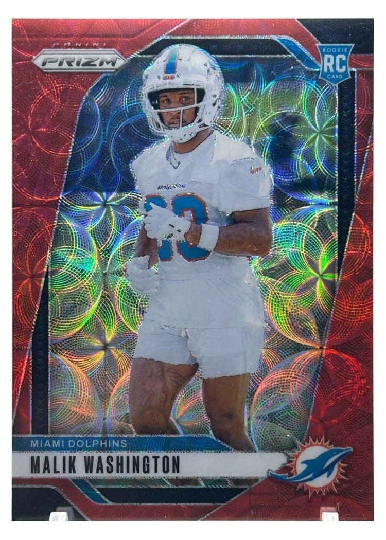 2024 Panini Prizm Base Set Malik Washington #371 card