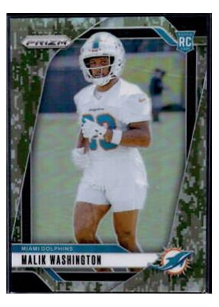 2024 Panini Prizm Base Set Malik Washington #371 card
