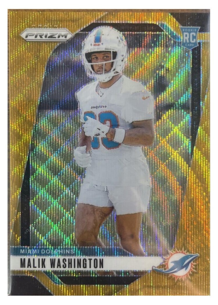 2024 Panini Prizm Base Set Malik Washington #371 card