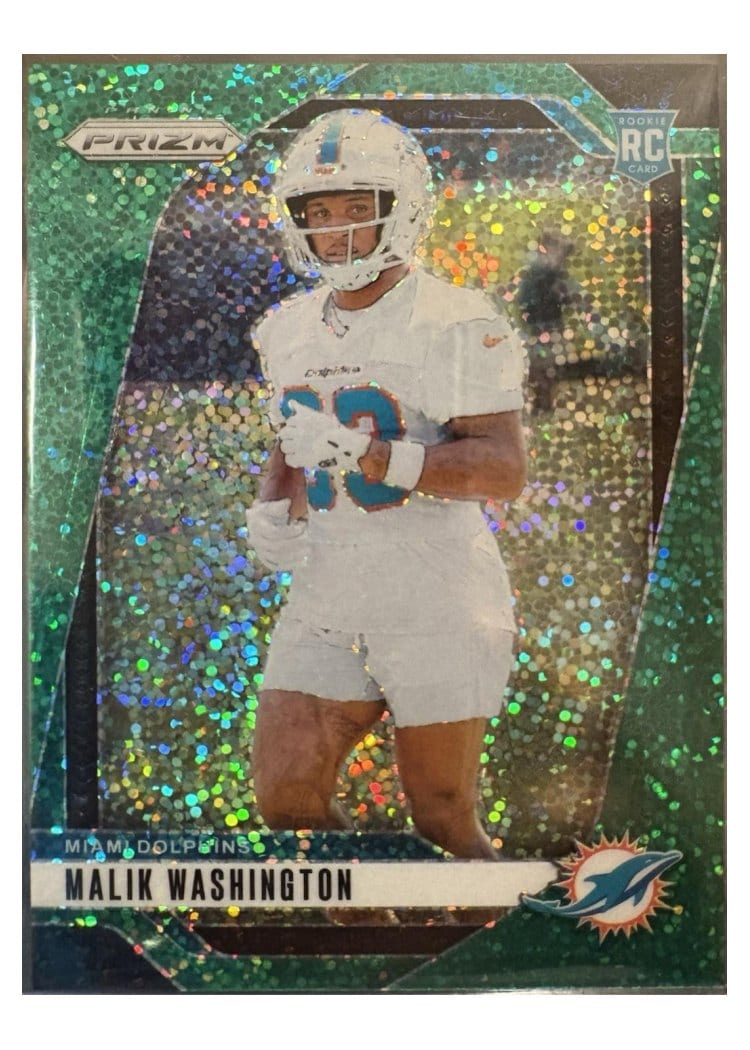 2024 Panini Prizm Base Set Malik Washington #371 card