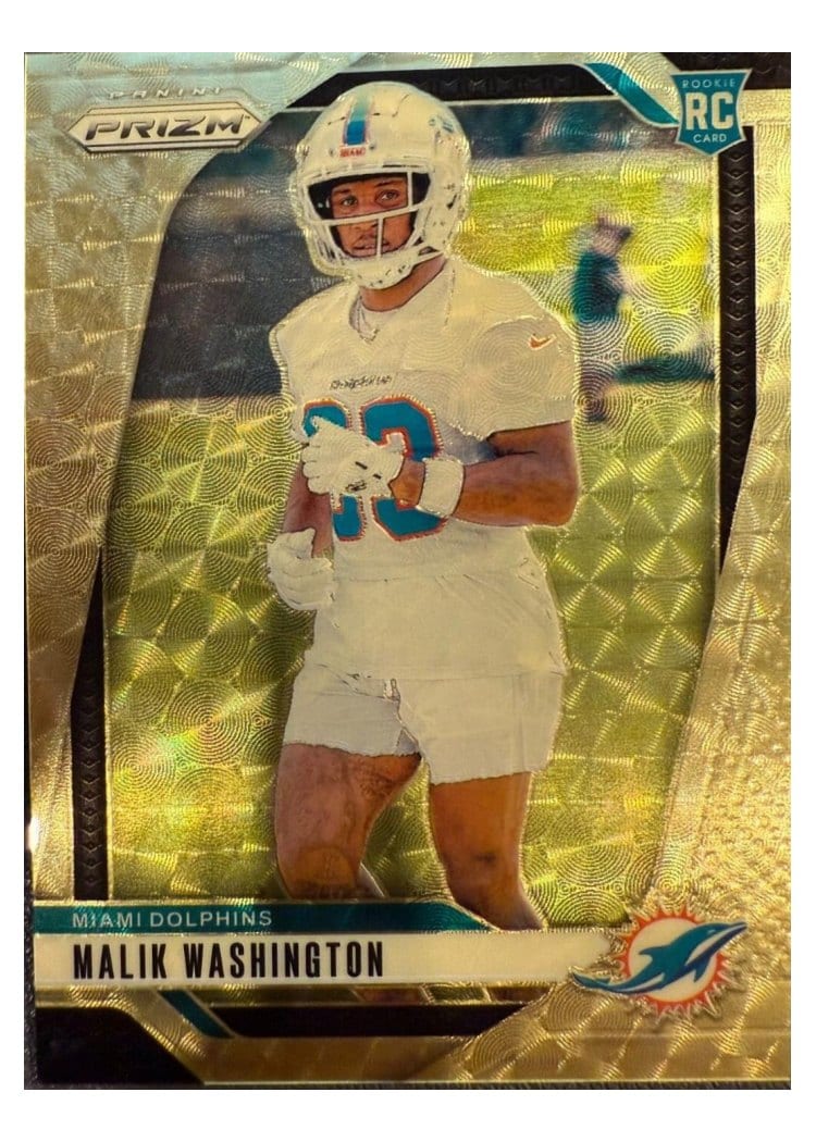 2024 Panini Prizm Base Set Malik Washington #371 card