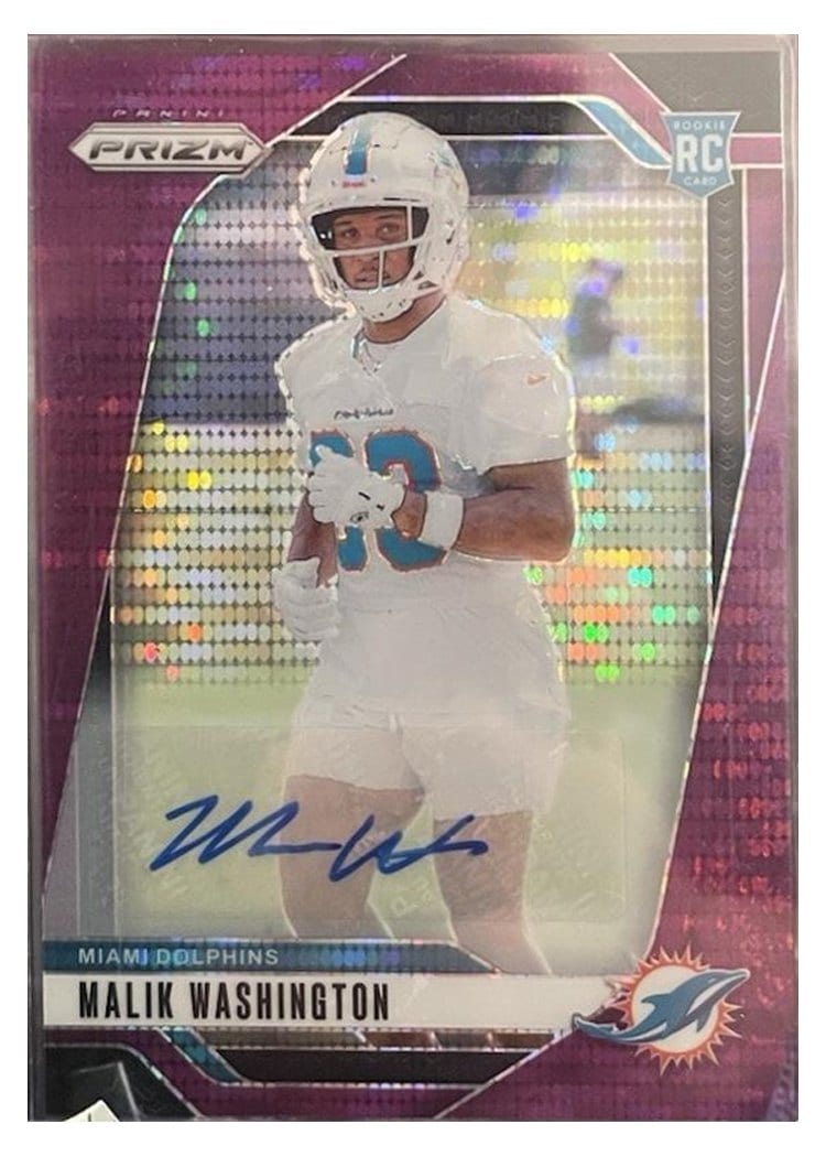 2024 Panini Prizm Base Set Malik Washington #371 card