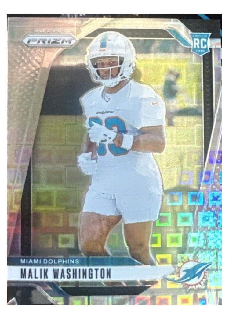 2024 Panini Prizm Base Set Malik Washington #371 card