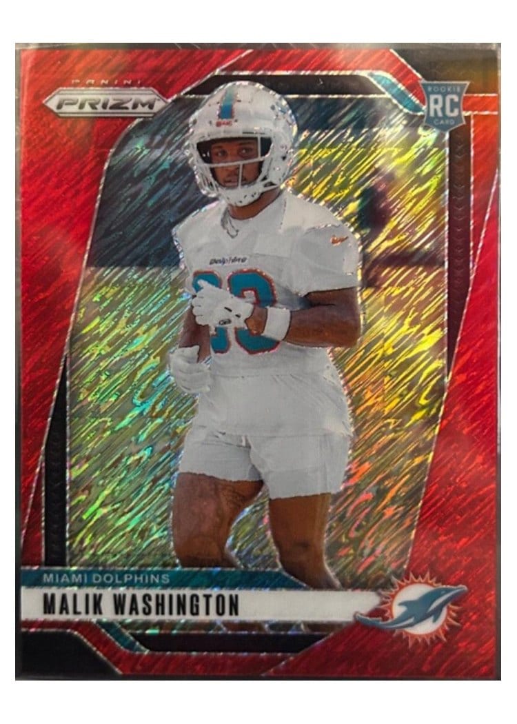 2024 Panini Prizm Base Set Malik Washington #371 card