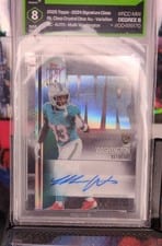 2024 Topps Signature Class Rookie Class Crystal Clear Autographs Malik Washington #RCC-MW card