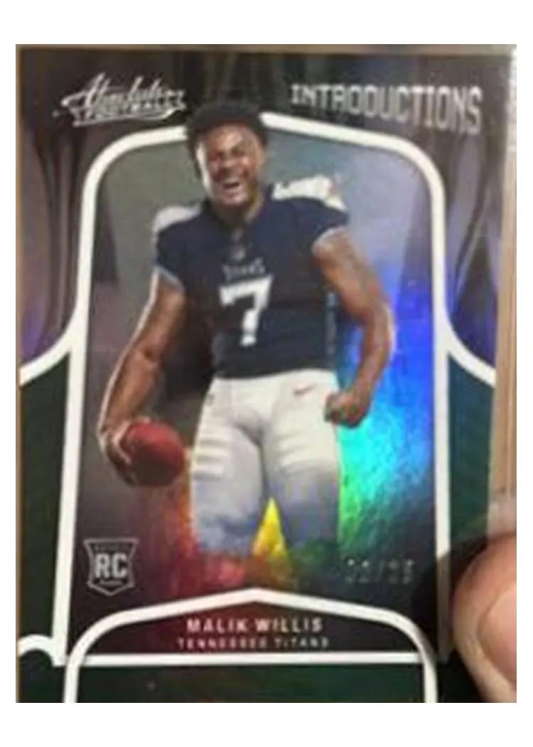 2022 Panini Absolute Introductions Malik Willis #INT-2 card