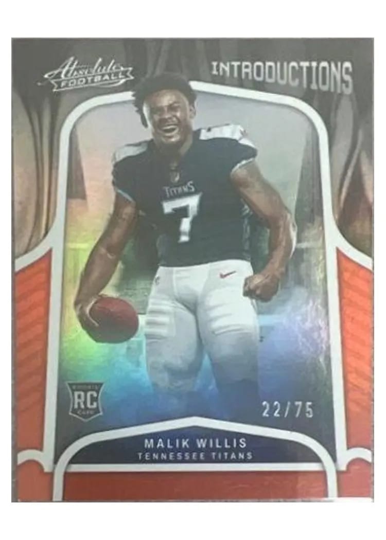 2022 Panini Absolute Introductions Malik Willis #INT-2 card