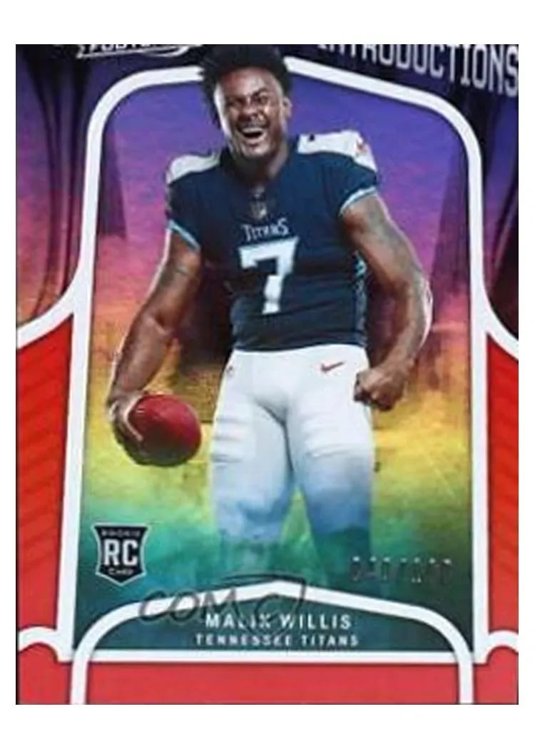 2022 Panini Absolute Introductions Malik Willis #INT-2 card