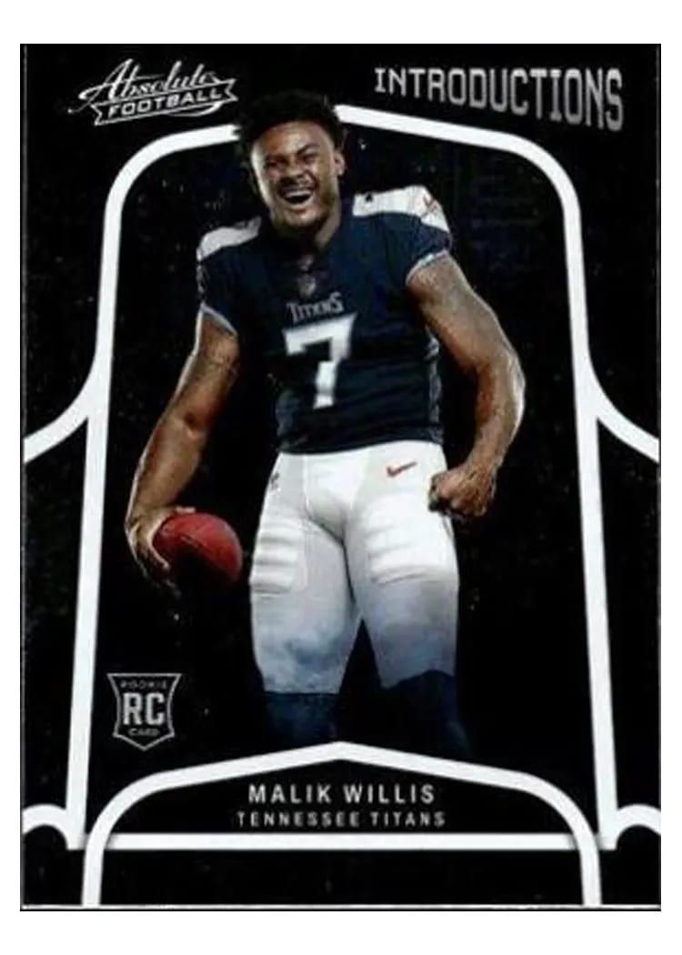 2022 Panini Absolute Introductions Malik Willis #INT-2 card