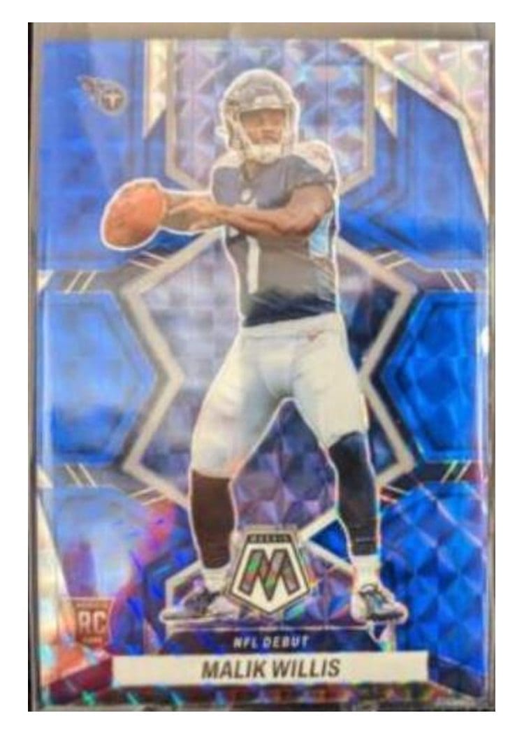 2022 Panini Mosaic Base Set Malik Willis Blue #272 card