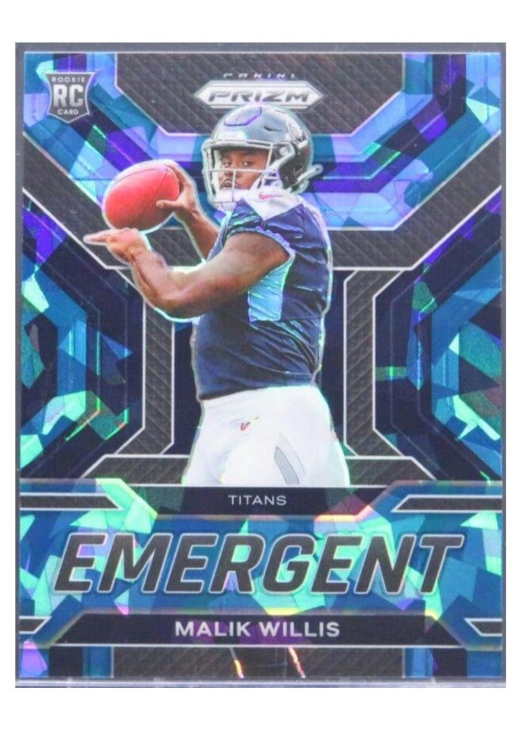 2022 Panini Prizm Malik Willis Blue Ice #303 card
