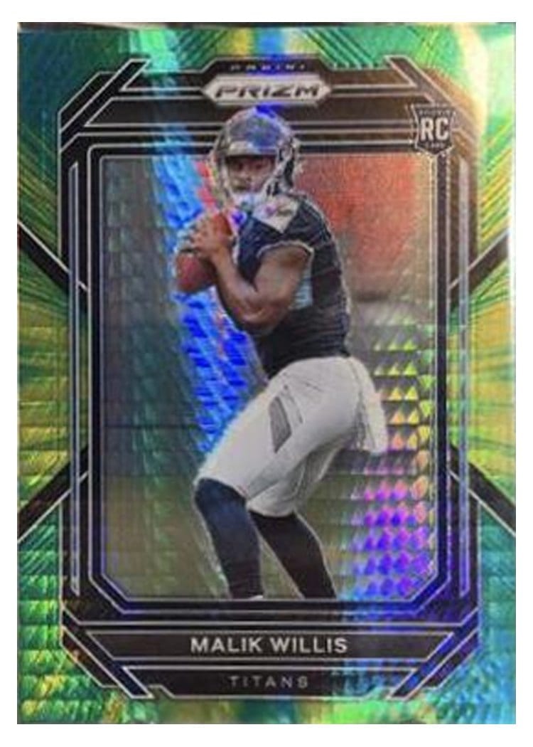 2022 Panini Prizm Malik Willis Hyper #303 card