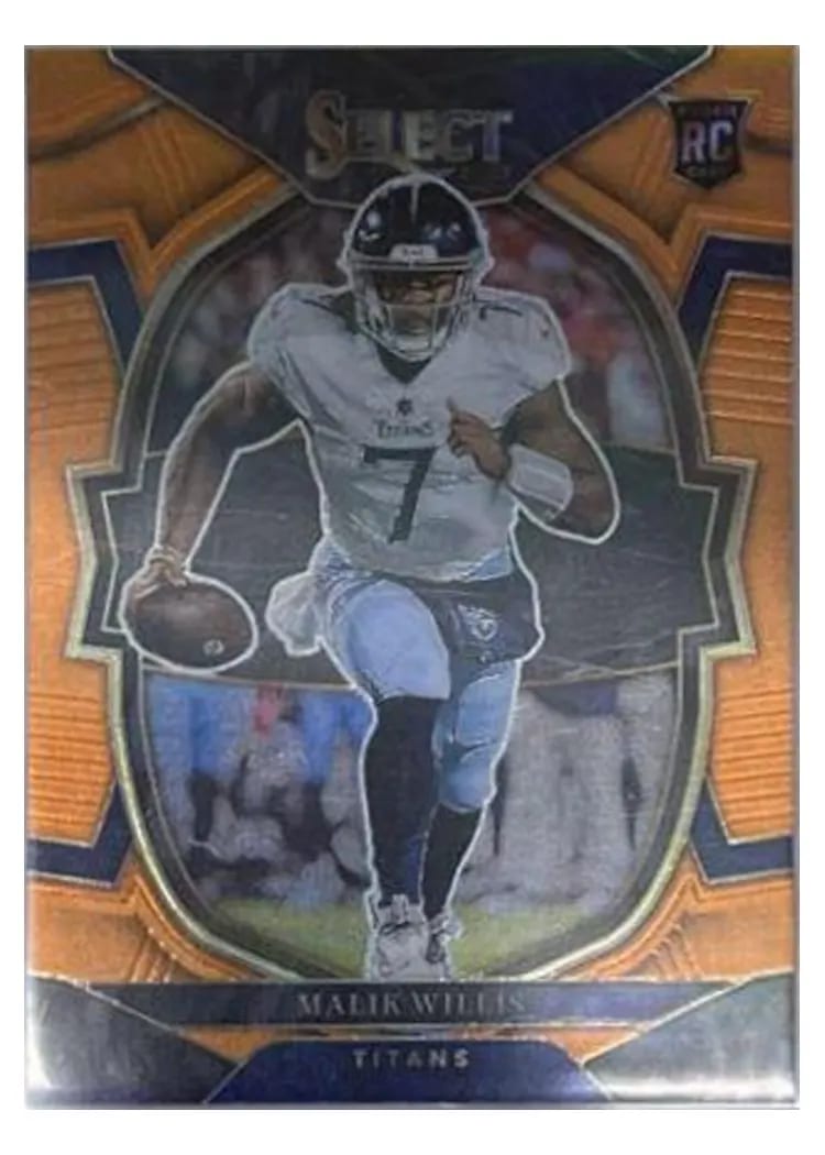 2022 Panini Select Base Set Malik Willis Orange #38 card