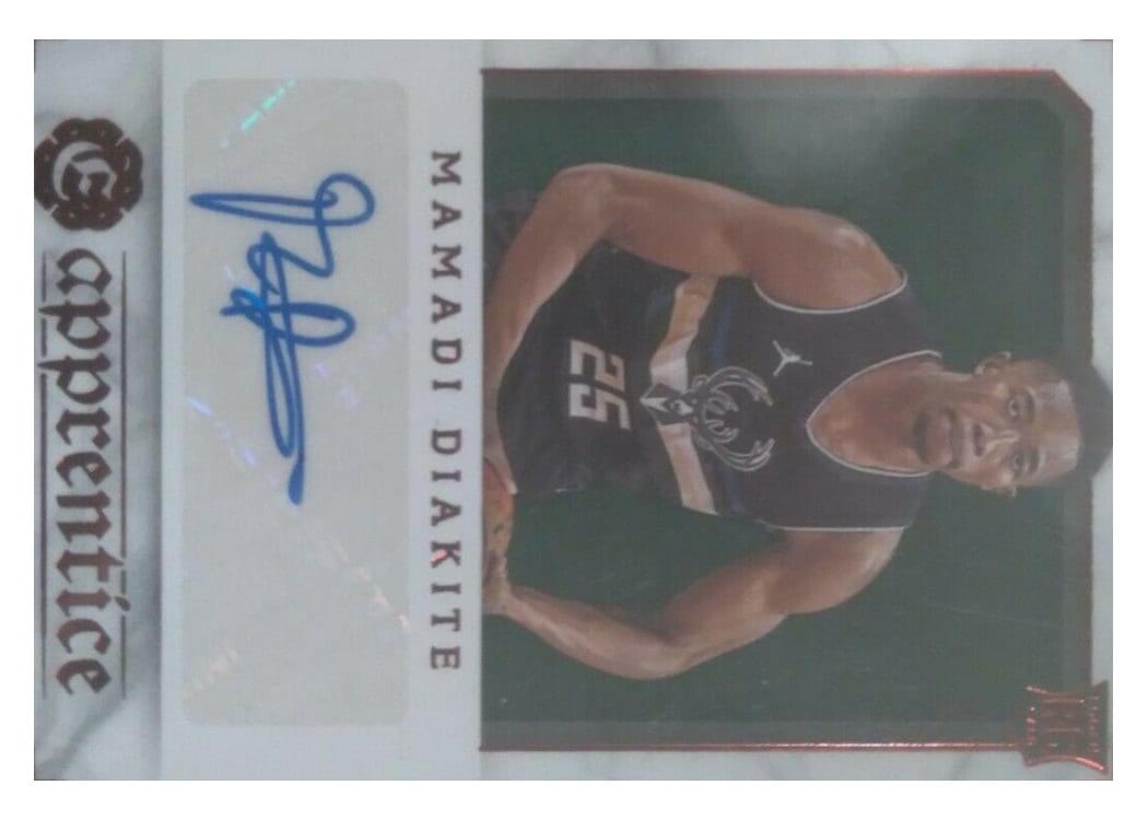 2020-21 Panini Chronicles Apprentice Signatures Mamadi Diakite #APR-MDI card