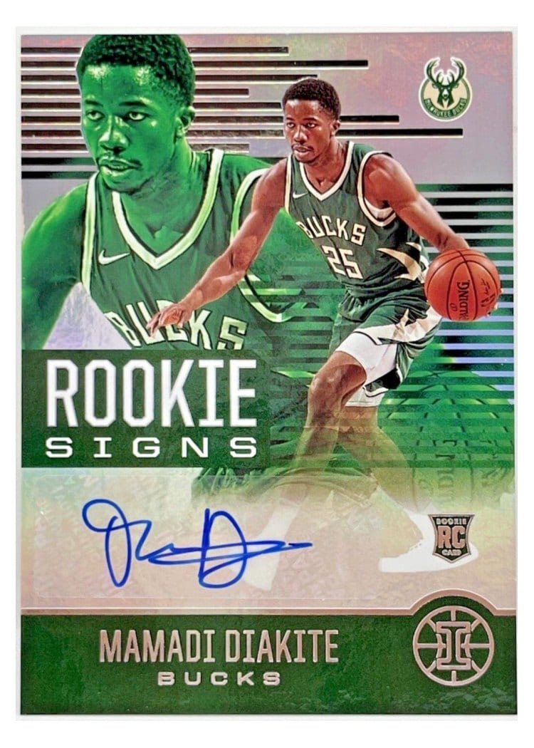 2020-21 Panini Illusions Rookie Signs Mamadi Diakite #RS-MAM card