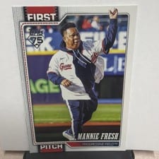 2026 Topps First Pitch Autographs Mannie Fresh #FP-9
