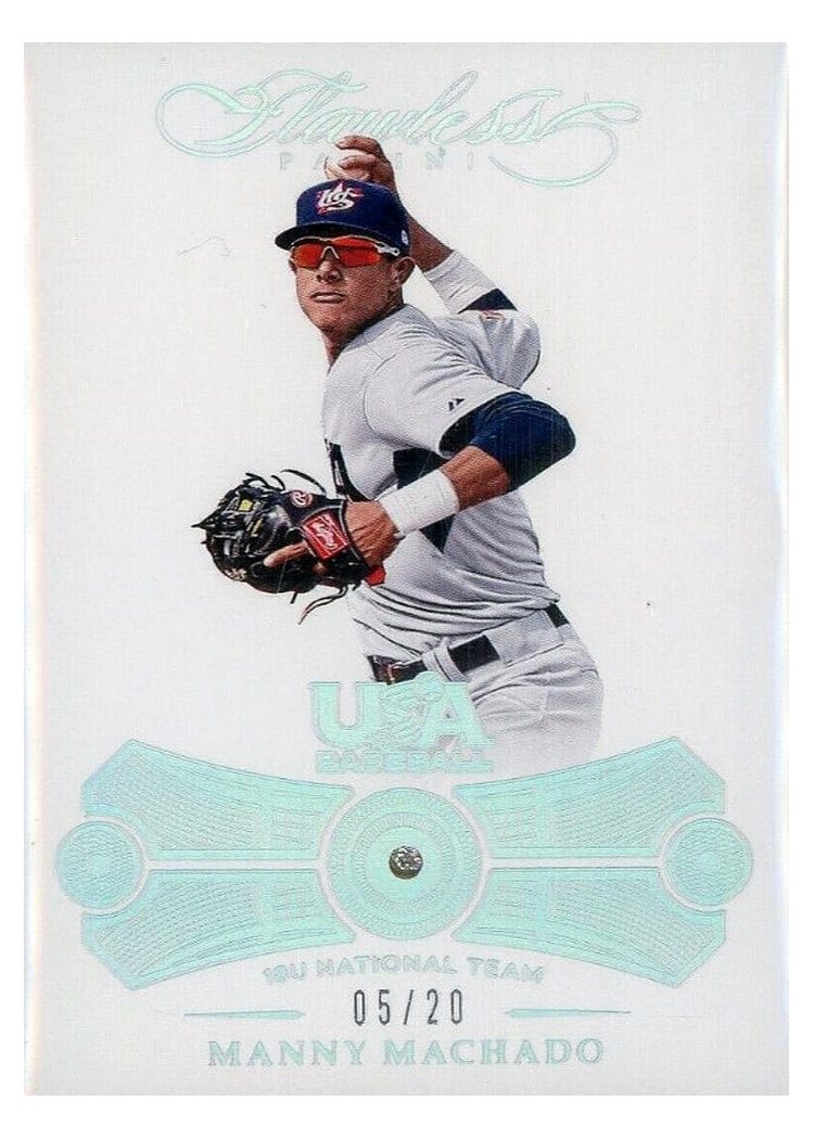 2017 Panini Flawless Base Set Manny Machado #60 card