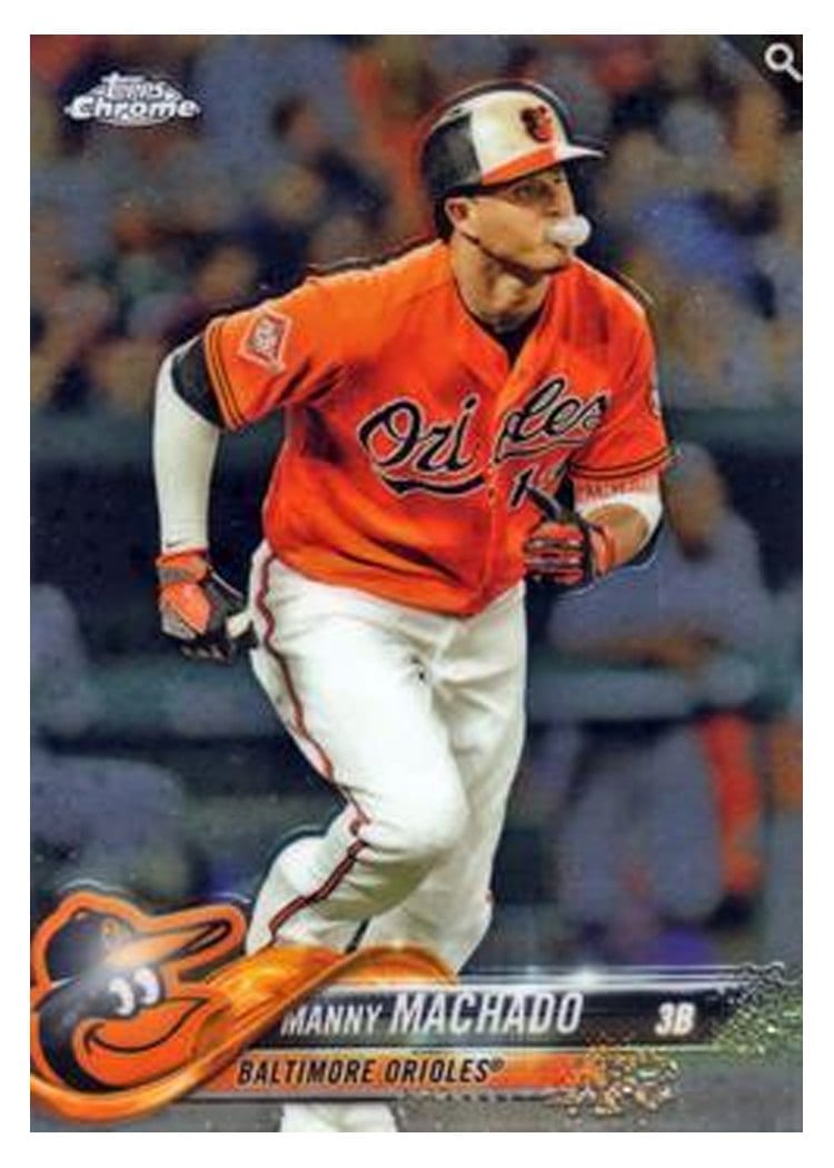 2018 Topps Chrome Base Set Manny Machado #94 card