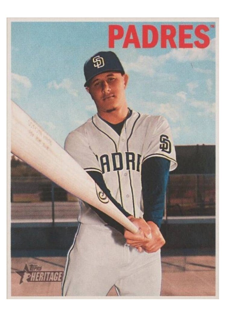 2019 Topps Heritage Base Set Manny Machado #520 card