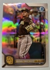 2022 Bowman Chrome Manny Machado #5 card