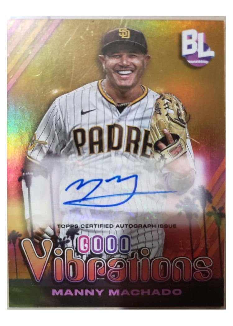 2024 Topps Big League Good Vibrations Autographs Manny Machado #GVA-MM card