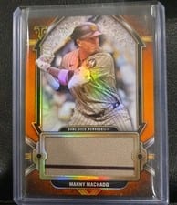 2024 Topps Triple Threads Single Jumbo Relics Manny Machado #SJR-MMA card